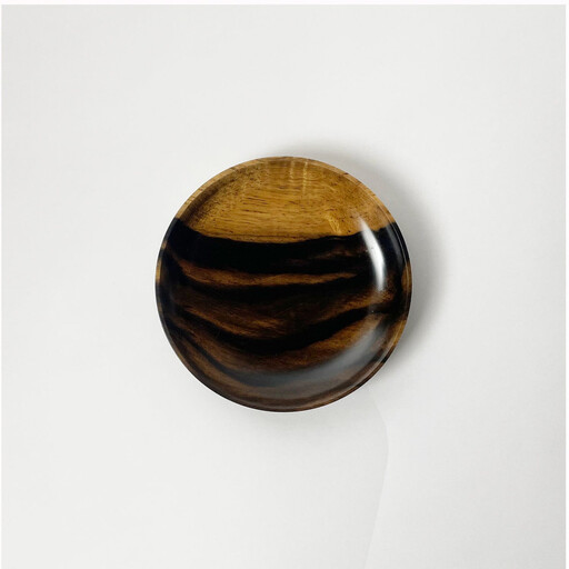 黒柿　豆皿　１枚　（9.5cm）