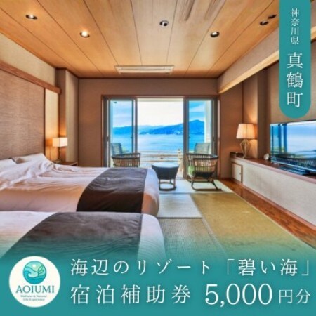 海辺のリゾート碧い海 宿泊補助券(5,000円分)