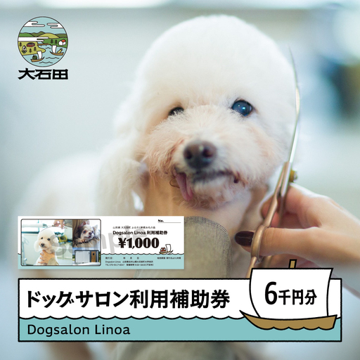 ドッグサロン 利用補助券 6,000円分 Dogsalon Linoa li-hkxxx6000