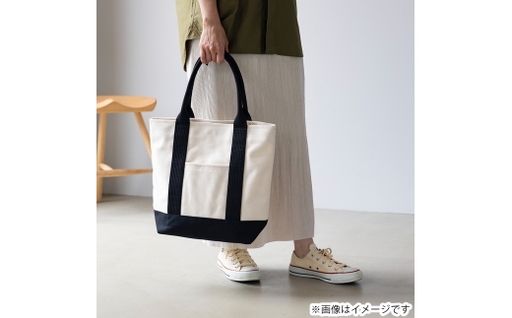 三河木綿刺し子織バッグ sasicco OBIトート ( 生成 )