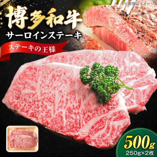 博多和牛 牛肉 サーロイン ステーキ 250g×2枚 (計500g)[VFD027] 牛肉 ステーキ 国産