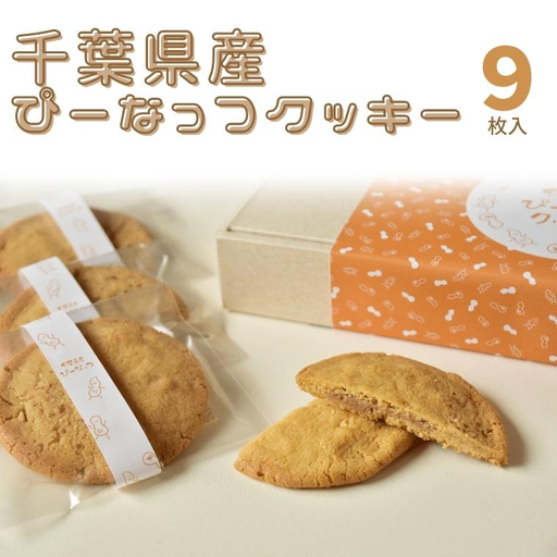 FR001【やつやつ】千葉県産ぴーなっつクッキー 9枚入