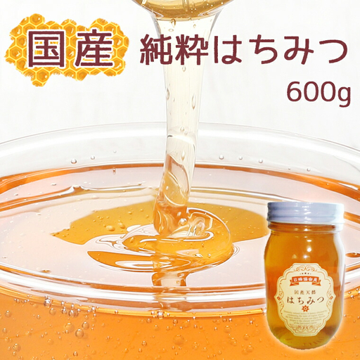 EV003 【蕃昌みつばち倶楽部】国産純粋はちみつ　600g
