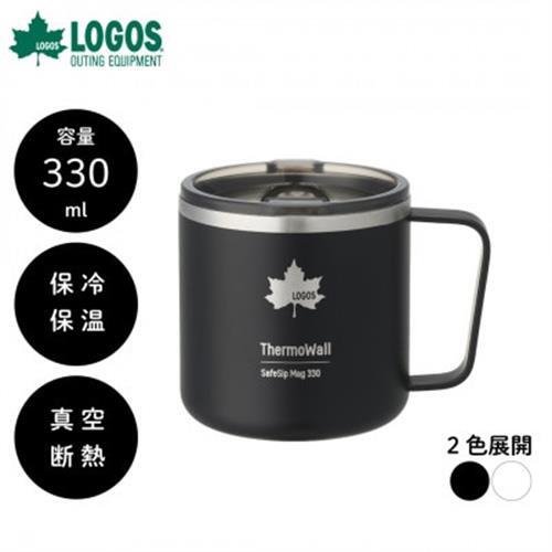 TW 真空断熱 マグカップ BK 330ml 保冷・保温対応のマグカップ 81286181【1745350】