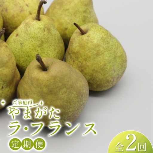 〈ご家庭用〉山形県産ラ・フランス 定期便（全2回） FSY-2831