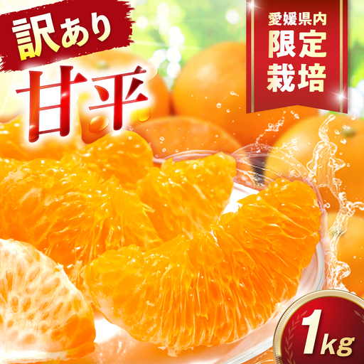 みかん 訳あり 甘平 サイズ不揃い 約1kg[1月上旬から2月下旬まで順次発送]/ フルーツ 果物 蜜柑 ミカン オレンジ 訳あり 訳アリ 小玉 甘い 先行予約 1kg 愛媛 / 愛媛県砥部町/えひめ農園組合[BJAZ024]