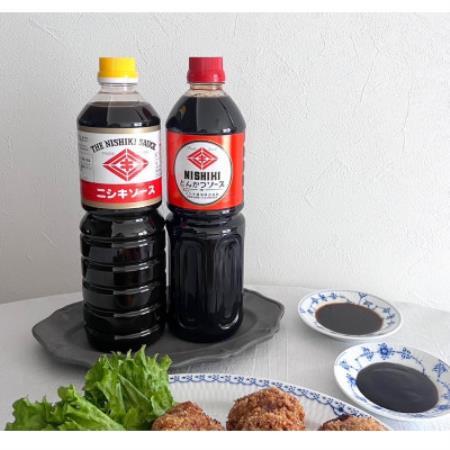 醤油屋のこだわりソース!とんかつソース1.8L・ニシキソース(ウスター)1.8L　各3本　計6本【1749503】