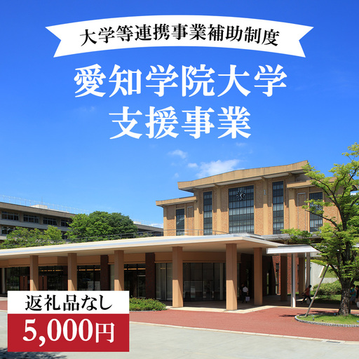 【返礼品なし】大学等連携事業補助制度 (愛知学院大学) 5,000円 大学 教育 教育支援 愛知県 日進市