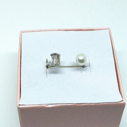 2198 真珠リング・バケットカットR(淡水本真珠・ボタン)贈り物 かわいい カジュアル エレガント アクセサリー