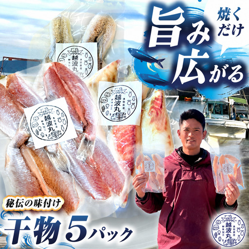 海の幸 干物 セット 5パック