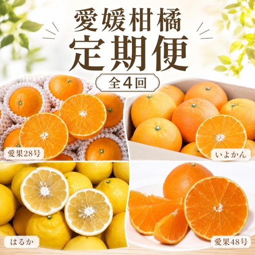 柑橘 定期便 [全4回] 愛媛柑橘定期便 [2026年11月下旬頃順次発送] 