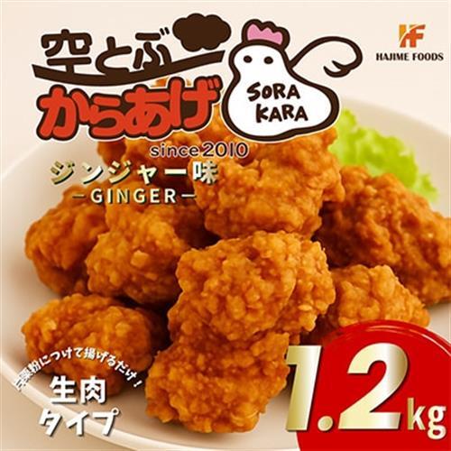 空とぶからあげ【ジンジャー味・生タイプ】 1.2kg【配送不可地域：離島】【1742555】