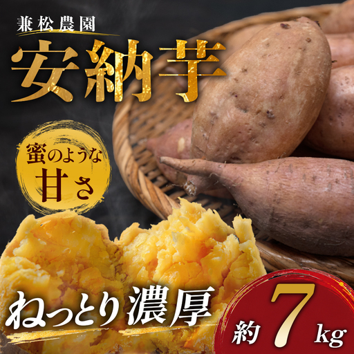 さつまいも 熟成 安納芋 約7kg 焼き芋 焼芋 やきいも ねっとり 濃厚 蜜芋 芋 おいも サツマイモ さつま芋 安納いも スイーツ おやつ 国産 産地直送 栽培期間中農薬不使用 高知県 大月町産