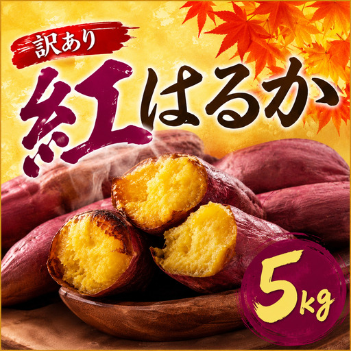 訳あり さつまいも 紅はるか 約5kg [さつまいも]