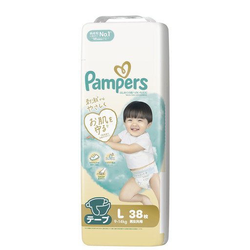 パンパース 肌へのいちばん テープL 2P おむつ