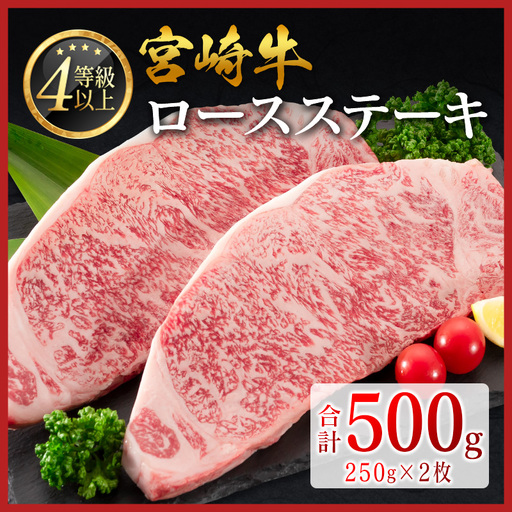 2026年9月配送 ロースステーキ 500g 肉 4等級 畜産農家応援 SC346-2606-09