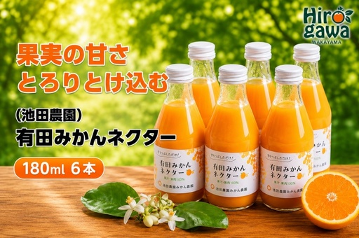 みかん ネクター 100% ジュース / 温州みかん 有田みかん 果汁 無添加 柑橘 和歌山 9000円 180ml ※北海道・沖縄・離島への配送不可 //drink [ikd100-to180-6]