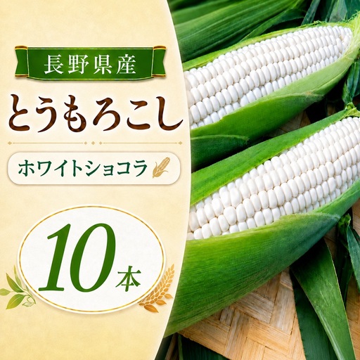 とうもろこし ホワイトショコラ 10本 | 寺畑農園