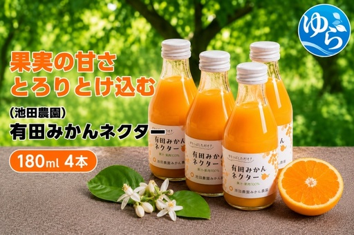 みかん ネクター 100% ジュース / 温州みかん 有田みかん 果汁 無添加 柑橘 和歌山 7000円 180ml ※北海道・沖縄・離島への配送不可 //drink [ikd100-to180-4]