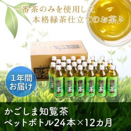 [毎月定期便]かごしま知覧茶ペットボトル定期便全12回