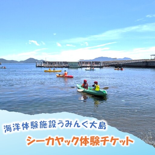 海洋体験施設うみんぐ大島 シーカヤック体験1名様分[(株)むなかた大島]_HA2024 体験 チケット 福岡県宗像市 宗像市 福岡 宗像