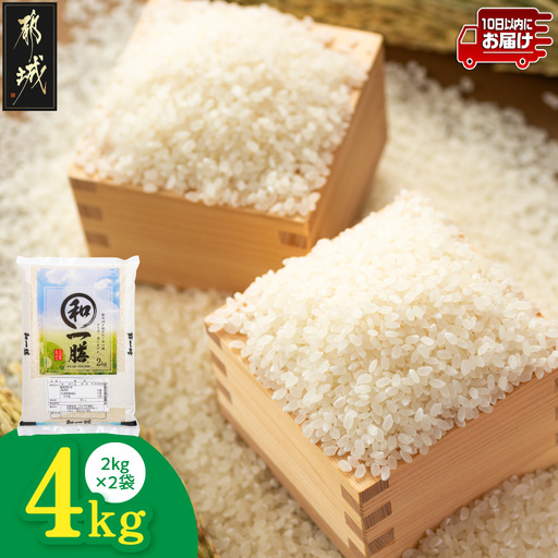 都城産と国産のブレンド米 4kg≪みやこんじょ特急便≫〔AA-15-013-4kg-Q〕_(都城市)