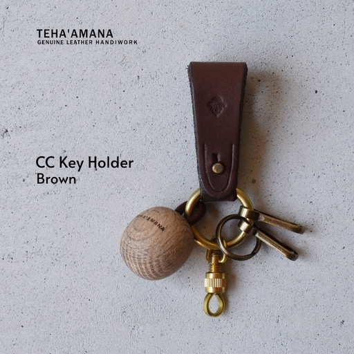 Teha'amana CC Key Holder キーホルダー ブラウン