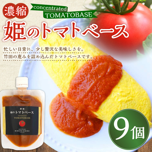 濃縮 姫のトマトベース 9個入り （ 160g × 9個 ）