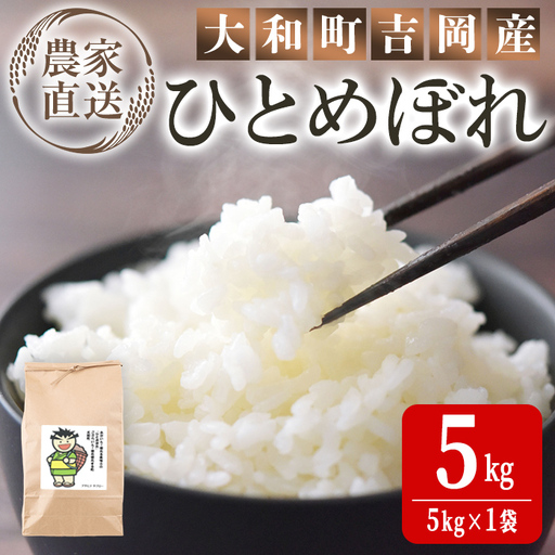 [令和8年産 新米][先行予約受付中!R8年9月下旬から順次発送予定] お米農家直送!ひとめぼれ 5kg (5kg×1袋) お米 おこめ 米 コメ 白米 ご飯 ごはん おにぎり 宮城米 新米 お弁当 [お米農家ろくすみファーム]ta523