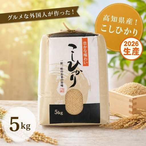 こしひかり 玄米 新米 5kg 2026年産[0940-3]