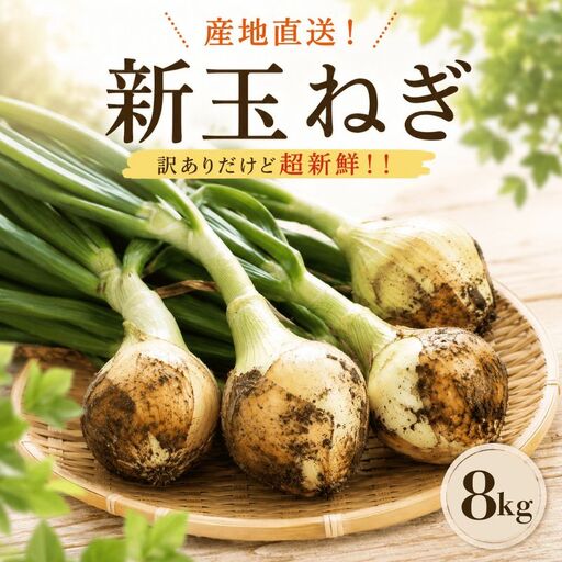新玉ねぎ 8kg むぎとのやさい 新玉ねぎ[先行受付]