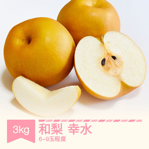 令和8年産 和梨 幸水 約3kg (6~9玉程度) yi-naksx3000