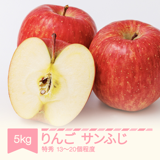 令和8年産 りんご サンふじ 特秀品 約5kg (13~20個程度) yi-risft5000