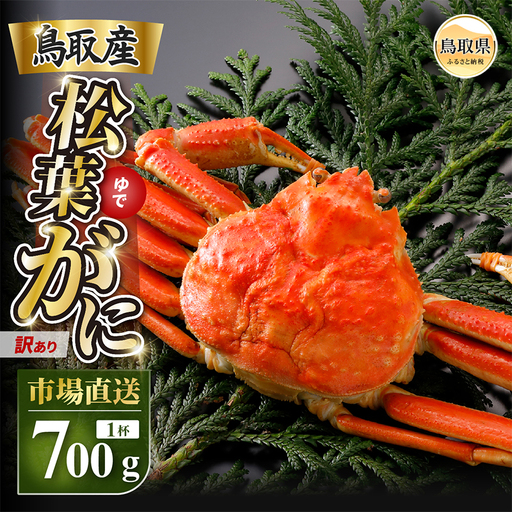 【2026年11月発送】特撰　松葉がに（茹）【訳あり】700g超の大きいサイズ　食べ応えあり　特大1杯【期間限定】_T2600464