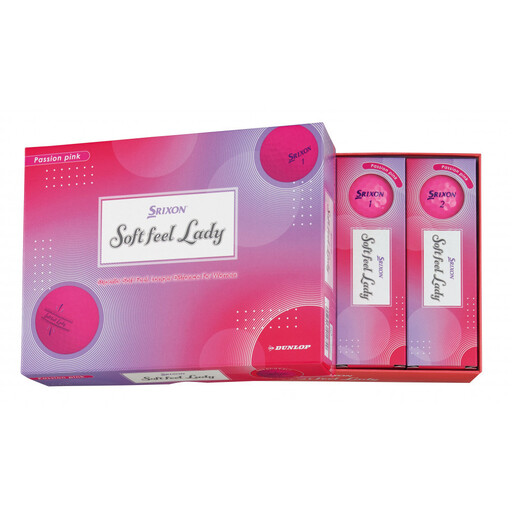 スリクソン SOFT FEEL LADY 3ダースセット [カラー:パッションピンク]