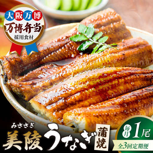 [全3回定期便]鰻 鰻の蒲焼 1尾 / 美陵 うなぎ ウナギ 蒲焼 蒲焼き かば焼き かばやき 白焼き 白焼 しろやき しらやき 特大 肉厚 うな重 うな丼 ひつまぶし 惣菜 おかず タレ 山椒 国産 スタミナ 土用 丑の日 ギフト / 大阪府藤井寺市/Giverichホールディングス株式会社[BLAM015]