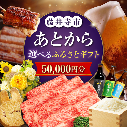 [あとから選べる]藤井寺市ふるさとギフト 5万円分 肉 牛肉 うなぎ 鰻 米 お米 お菓子 調理器具 フライパン グルメ 食品 お取り寄せ 詰め合わせ[BLZZ001]