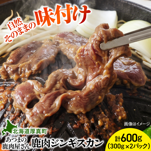 鹿肉ジンギスカン 計600g(300g×2パック)[AXCK009]
