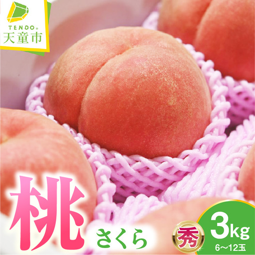 もも さくら 3kg 果物 山形 桃