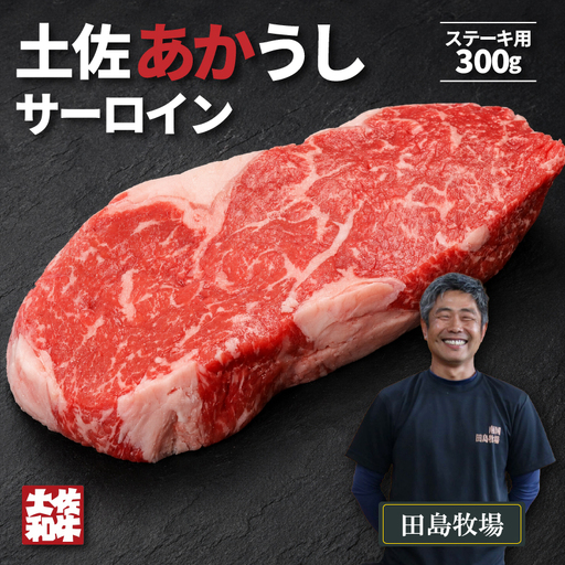 土佐あかうし サーロイン ステーキ用 300g | 赤牛 あか牛 希少 ギフト 冷凍 贈答 高知県 南国市