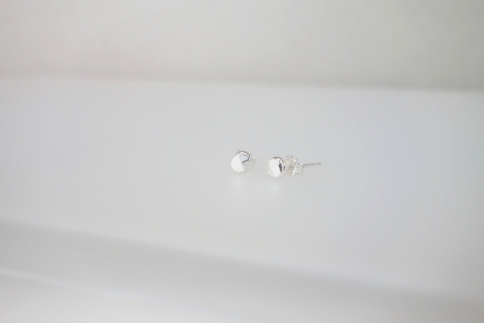 【金工】シンプルなピアス・小