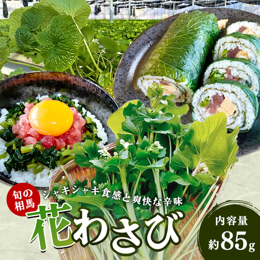 旬の相馬 花わさび 約85g  薬味 野菜 食品 FAI-0043