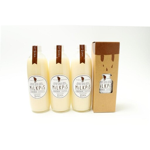 ジャージーミルクピス(500ml×4本セット)化粧箱入 ミルクピス 乳製品 丹後ジャージー牧場 ミルク工房そら ジャージー牛乳の美味しさ広がる 乳酸菌ドリンク 乳酸菌飲料