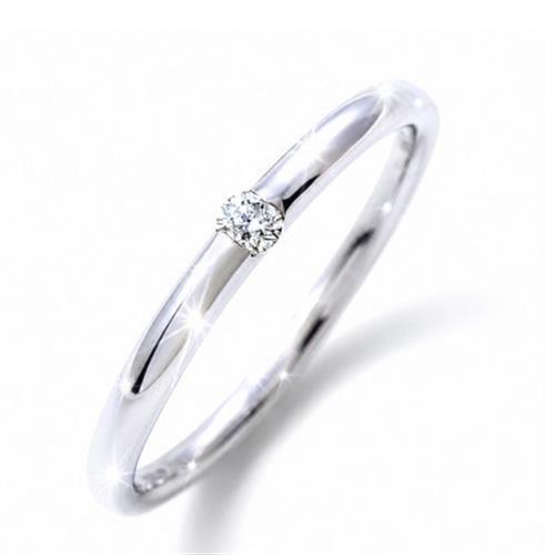 PT950ダイヤ 甲丸リング　0.05CT　R3621DI-P2 #9【配送不可地域：離島・沖縄県】【1754923】