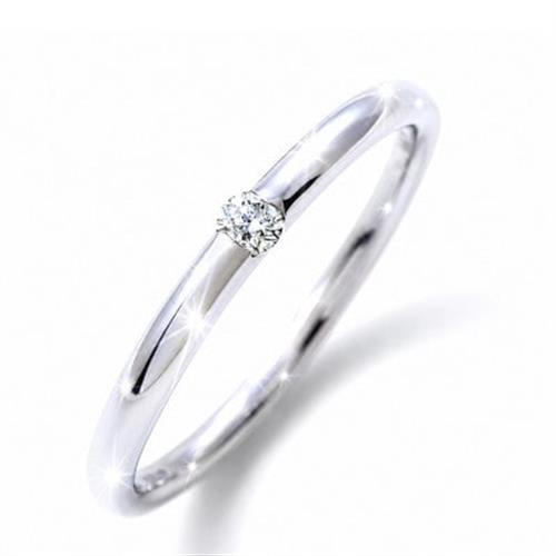 PT950ダイヤ 甲丸リング　0.05CT　R3621DI-P2 #11【配送不可地域：離島・沖縄県】【1754928】