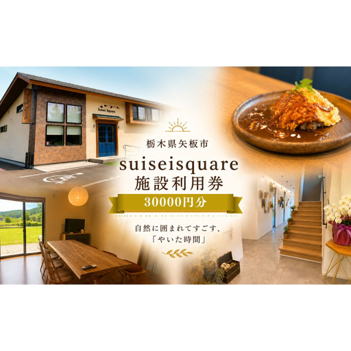 suiseisquare 施設利用券 30000円 |宿泊 食事 旅行 体験 [栃木県 矢板市]