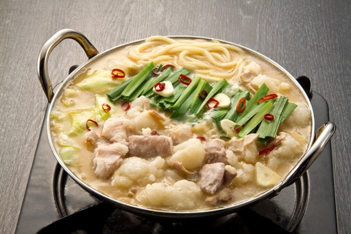 博多の味本舗 厳選国産牛博多もつ鍋みそ味と辛子明太子500g(無着色)