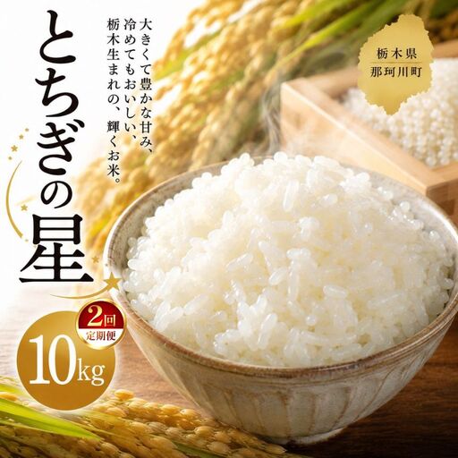 【令和8年度】 先行予約 【定期2回】とちぎの星 10kg | 栃木県 那珂川町