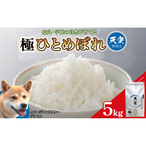 宇陀の自然が育てた 天空[sora]極 ひとめぼれ 5kg|特別栽培米・奈良県宇陀産 白米