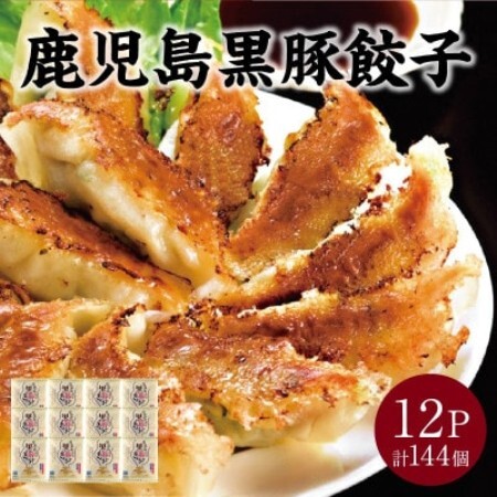 鹿児島黒豚餃子12P(計144個)【配送不可地域：離島】【1728765】